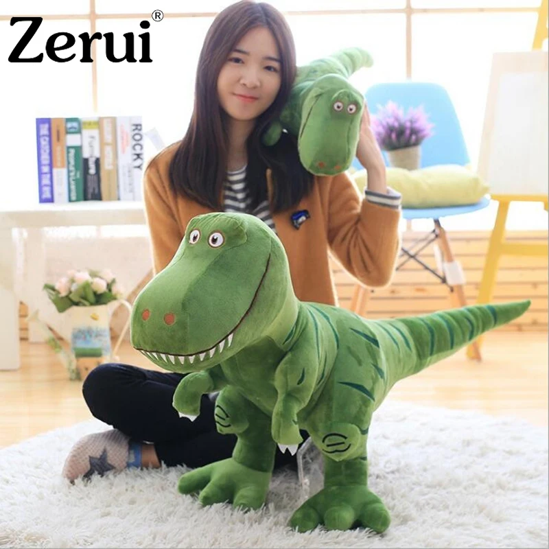 

New 1pcs 100cm Large Size Dinosaur Plush Toys Cartoon Tyrannosaurus Cute Soft Stuffed Animal Dolls for Kids Birthday Gifts
