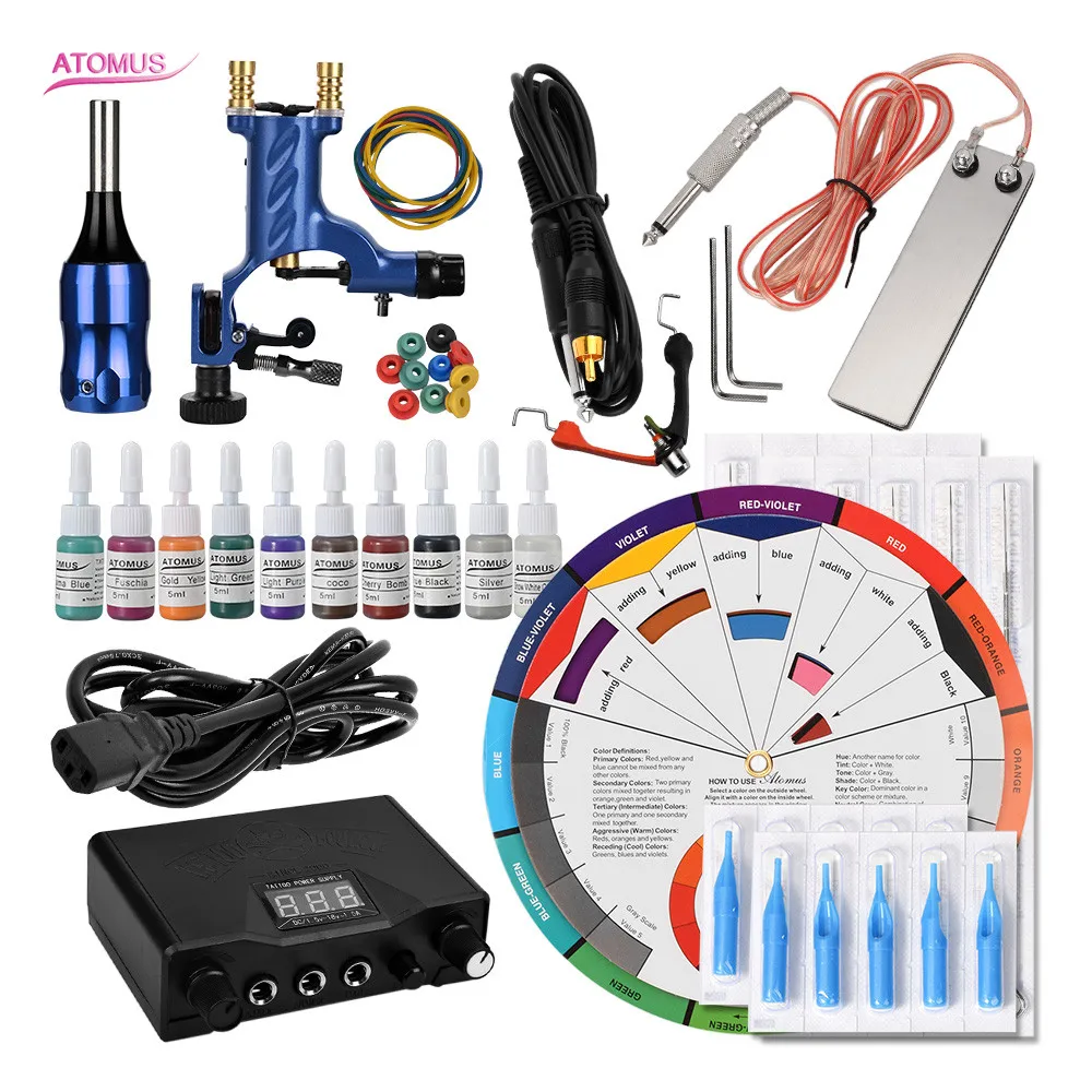 

Tattoo Machine Rotary Kit Maquina Para Tatuar Rotativa Rotary Tattoo Machines Equipo Tatouage Nueva Llega Suplies Kits Tools Pen