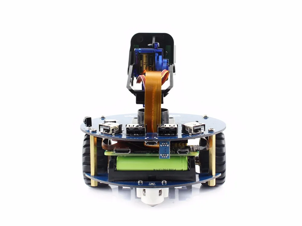 AlphaBot2 robot building kit для Raspberry Pi Zero/Zero W (без Pi) + Ультразвуковой датчик камера RPi (B)+