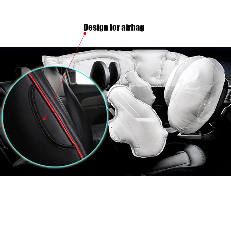 Кожаный чехол на сиденье автомобиля для Toyota Volkswagen Suzuki Kia Mazda Mitsubishi Subaru Honda Audi Nissan