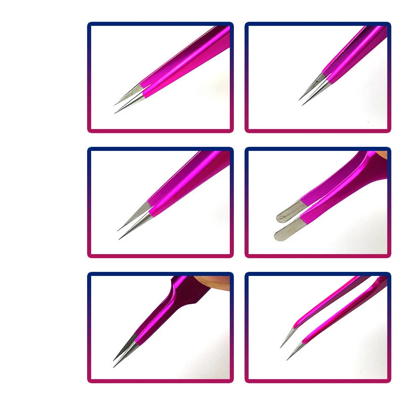 High-density stainless steel tweezers mobile phone repair beauty electronic communication indust tweezers set High-density stainless steel tweezers mobile phone repair beauty electronic communication indust tweezers set