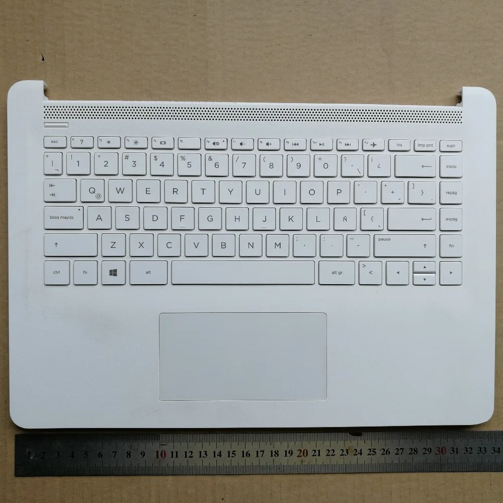 

US layout new laptop keyboard with touchpad palmrest for HP 14S-BE 14s-be102TX 14s-be101TX TPN-Q189