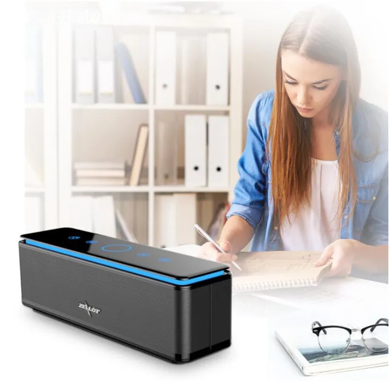 

ZEALOT S7 Speaker Touch Control Speakers Bluetooth Wireless 4 Drivers Audio Home Music Theatre 3D Stereo System Computer Phones