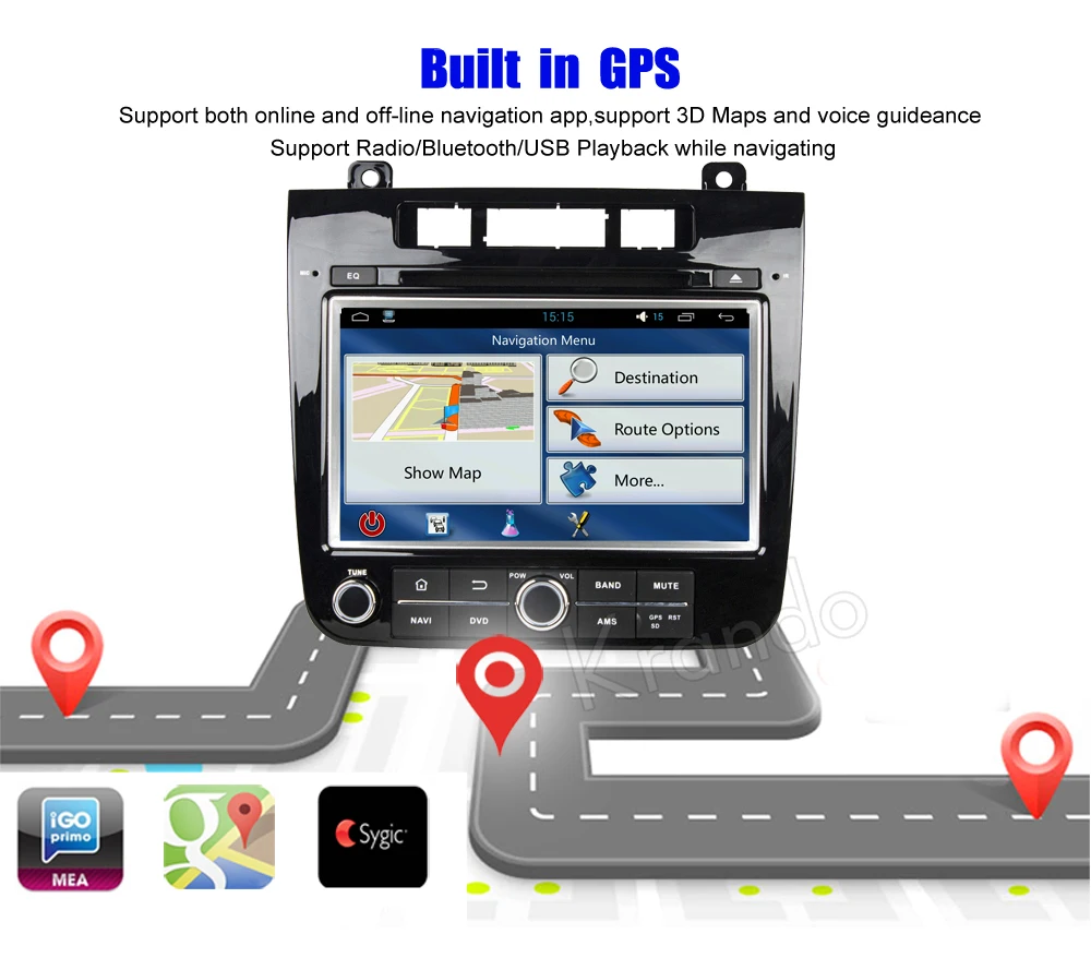 Cheap Krando 7" Android 8.0 car dvd multimedia player system for VW Toureg 2010-2014 audio radio gps navigation BT 2 Cheap Krando 7" Android 8.0 car dvd multimedia player system for VW Toureg 2010-2014 audio radio gps navigation BT 2