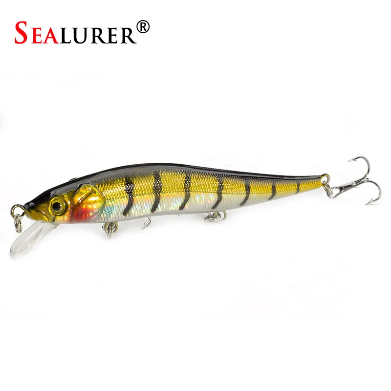 1 шт., sealurer Minnow, 11,5 см, 13,2 г, жесткая наживка, рыболовные приманки, 5 цветов, искусственные приманки Jarkbait