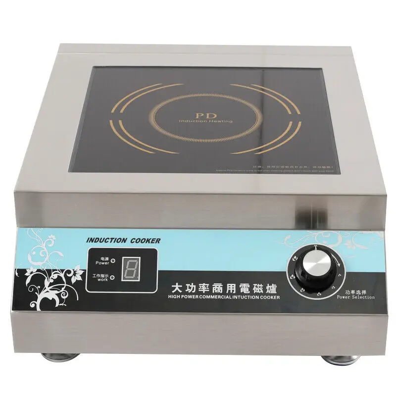 220V 5000W Commercial Induction Cooker Flat Surface High Power Electric
