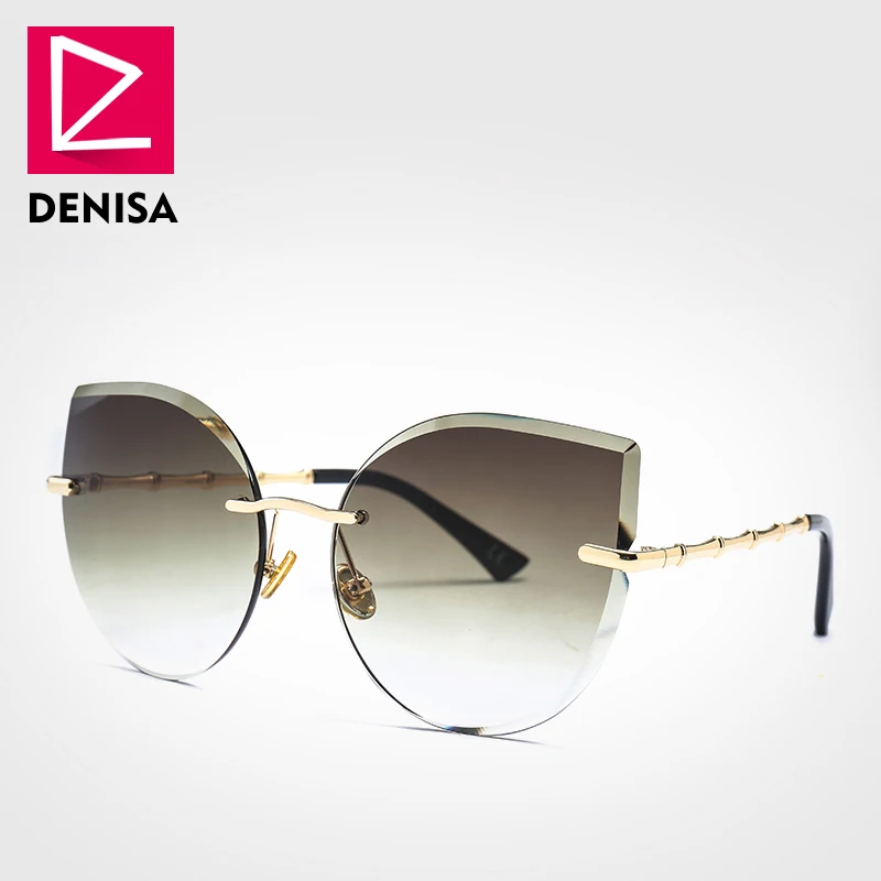 Солнцезащитные очки DENISA G23018 женские крутые модные кошачий глаз для вождения