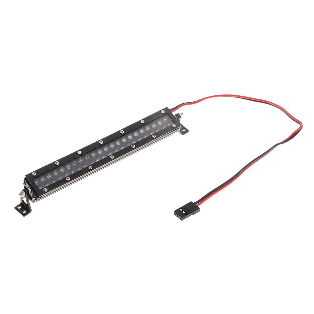RC Roof LED Light Bar Lamp 44 LED Light Bar Strip for 1:10 RC Rock Crawler Truck TRX4 90046