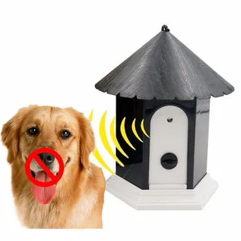 

Pet Dog Outdoor Ultrasonic Anti Barking Stop Bark Device House Shape Dog Repeller No Barking Control Training Barking Silencer