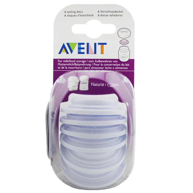 

6 pcs Avent Seal Discs for Avent Milk Storage / Pump Bottles / Cup Sealing Discs for Feeding Food Storage