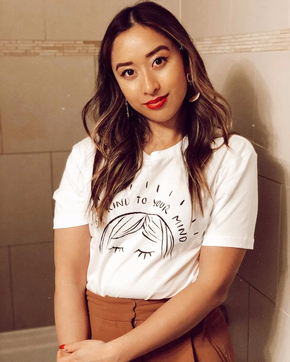 

Be Kind To Your Mind Graphic Tee Mental Health t Shirt Emotional Awareness Inspirational funny cute kawaii aesthetic art tops