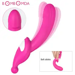 Мульти-фаллоимитатор, скоростной вибратор секс-игрушки для женщин, волшебная палочка для женского массажа G-Spot клитора Вибратор женские