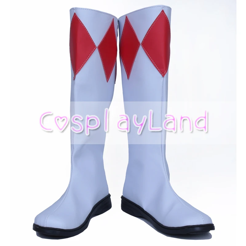 Ranger Prince Geki Red Cosplay Boots Shoes Movie Party Cosplay Boots Custom Made for Men Shoes