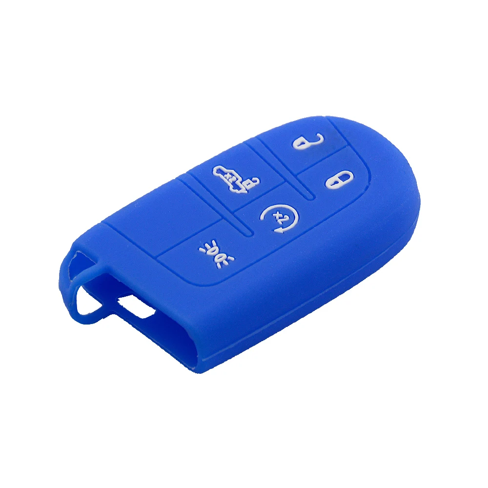 5 buttons silicone car key case for Chrysler 3