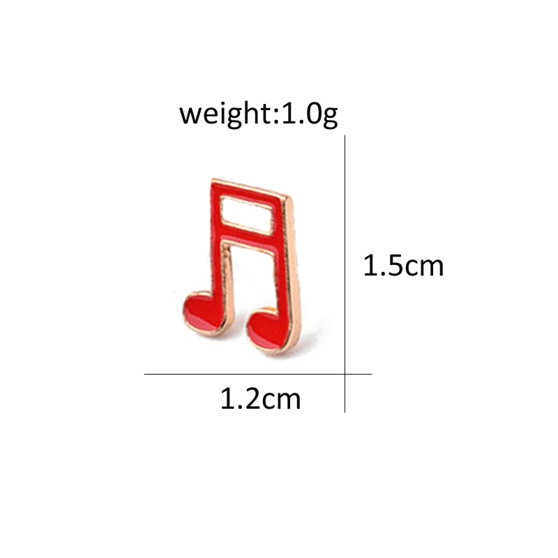 Классические броши для женщин, нагрудные булавки, винтажное ювелирное изделие, фонограф, Фейсбук, опера, эмалированная булавка, мультяшный попугай, куб, музыкальные аксессуары - Окраска металла: Sheet music