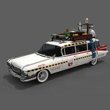 Ghostbusters Ecto-1A Hot Wheels машинка Модель автомобиля Cadillac 3D бумажный модельный комплект