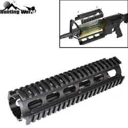 Тактический 8,75 ''дюймовый Длина 2 шт. Drop-в свободном Quad Rail Picatinny Handguard прицел крепление для охота AR15 Airsoft