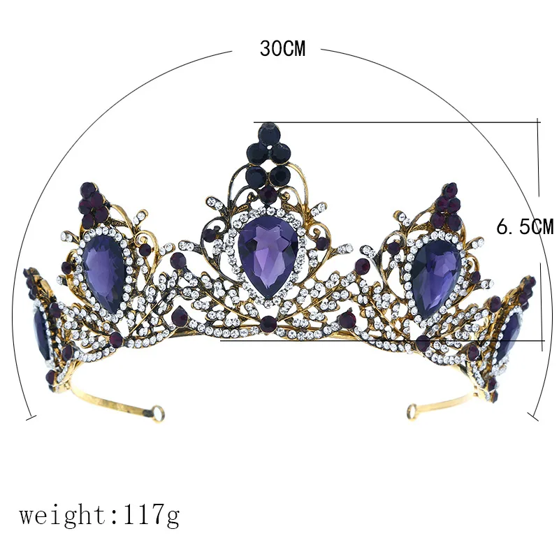 Модный роскошный с кристаллами свадебная корона Tiarasfor для женщин диадема принцесса тиары и короны выпускного вечера свадебная прическа невесты Аксессуары