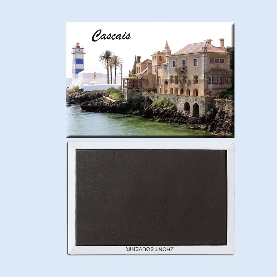 

Portugal beautiful scenery Cascais Farol Casa Santa Maria 22782 gifts for friends Travel souvenirs Creative refrigerator