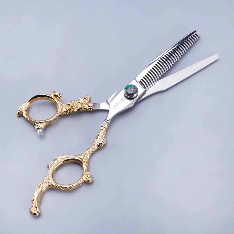 Si Yun ножницы 6,0 дюймов (17,00 см) Длина DG60 модель истончение Тип Парикмахерские ножницы Инструменты для укладки волос Professional Парикмахерские