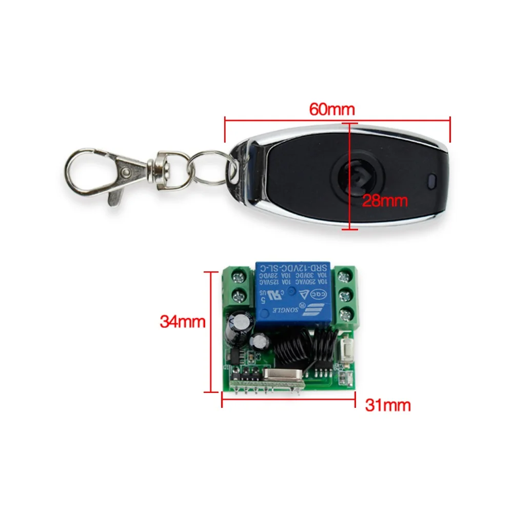 Interruttore Wireless 12V-48V - Telecomando Per Luci, Pompe E Cancelli - Foto 3