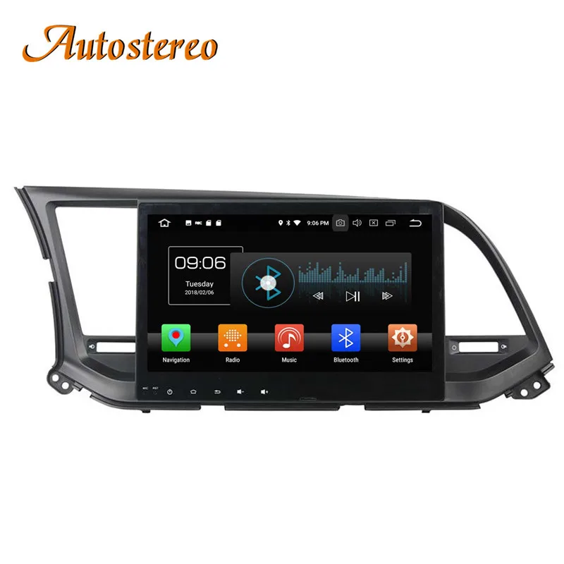 Perfect Android 9 4GB RAM Car DVD Player GPS navigation For Hyundai Elantra 2016+ headunit multimedia player auto radio tape recorder HD 11