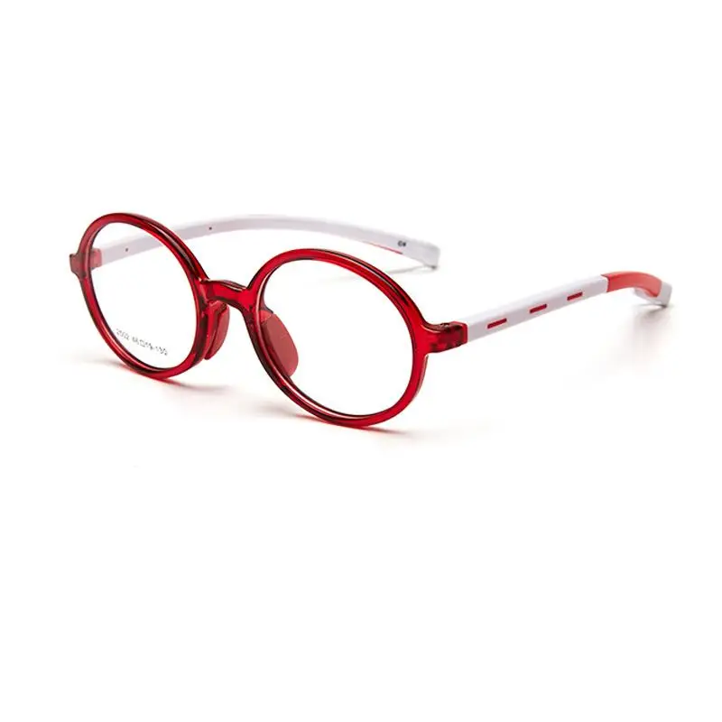 Круглые очки карамельного цвета оптические силикагелевые очки TR90 детские зеркала маленькие и средние Детские ультрамягкие