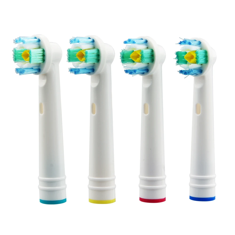 

4 Pcs replacement brush heads for Oral B electric toothbrush before power/Pro health/Triumph/3D Excel/clean precision vitality