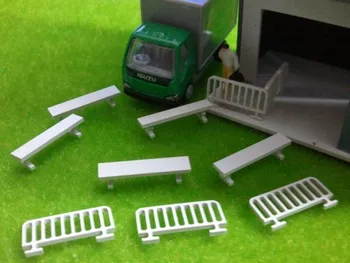 

Scenery Models HO 1/87 scale model fence,chairs,miniature kits ABS plastick model train layout