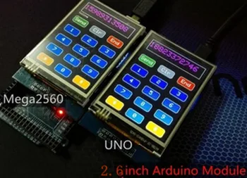 

2.6 inch TFT LCD Color Screen Module for UNO Board / Mega2560 Board (Without Base Board)