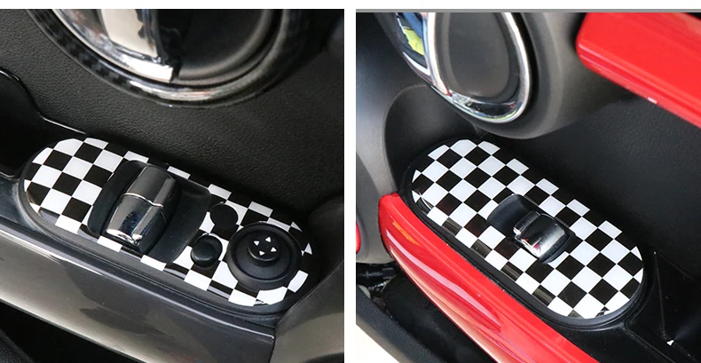 Юнион Джек боковые дверные стеклоподъемники панель управления 3D крышка наклейка для Mini Cooper F56 аксессуары для стайлинга автомобилей