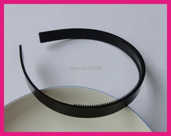 

10PCS 13mm 1/2" Black Plain Plastic Hair Headbands with two rows small teeth suitable to lined fabric,BARGAIN for BULK