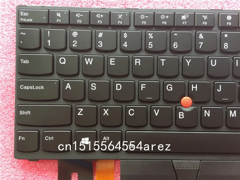 Teclado Retroiluminado Original para Lenovo Lenovo Thinkpad T480s E480 L380 L480 T490 E490 E495 T495 L390 L490 P43s Novo 01yp280 - Imagem 3