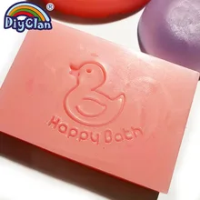 Утенок мыло ручной работы форма для выпечки ясная счастливая Ванна Diy органическое декоративное мыло изготовление уплотнения с ручкой акриловые Главы на заказ