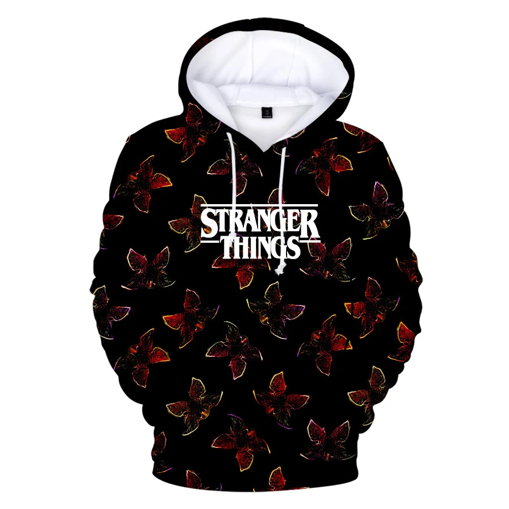  2019 Hot Men's Hoodie Stranger Things Season 3 Sweatshirt TV series Stranger Things 3D Print Winter
