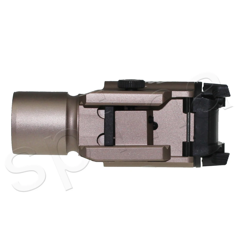 Спина оптика X400 тактический фонарь оружие Ночь Эволюция пистолет свет с красным LaserFit 20 мм Вивера