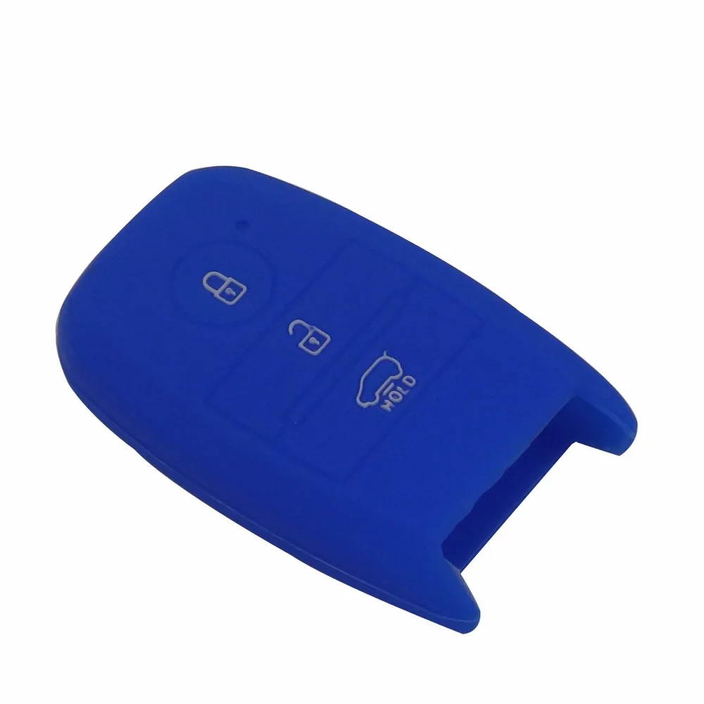 

3 Buttons Silicone Remote Flip Car-Styling Key Cover Case For Kia Rio Sorento Cerato K3 Forte Rio5 Optima Smart