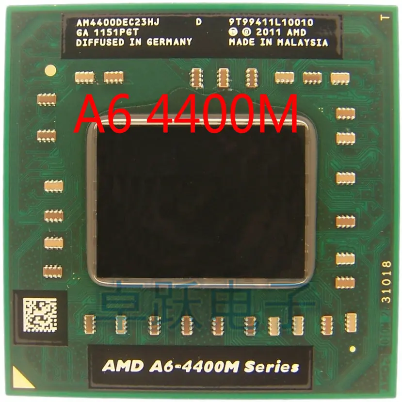 Original AMD Dual Core A6-4400M 2.7Ghz A6 4400M AM4400DEC23HJ A6-Series notebook CPU PROCESSOR free shipping laptop processor