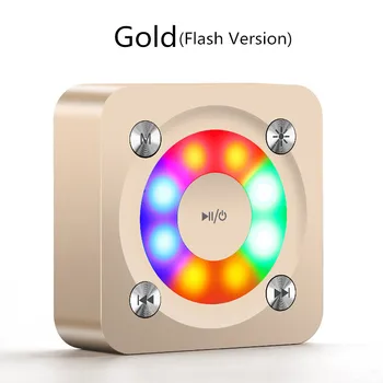 

A9 Mini Wireless Bluetooth Speaker Portable Ultrathin Led flash light Subwoofer Speakers 150PCS/lot