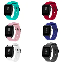 20 мм силиконовый универсальный браслет для xiaomi huami amazfit bip lite ремень samsung Galaxy Шестерни Спорт S2 s4 Ticwatch 2 e-диапазон