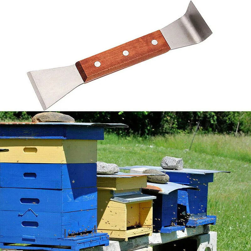 

Honey Fork Scraper Stainless Steel Bee Hive Uncapping Shovel Beekeeping Tool MYDING