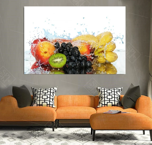 Кухня Бар Декор Красочный Плакат с изображением фруктов HD Печать современная домашняя декорация картина маслом на холсте Настенная картина для гостиной