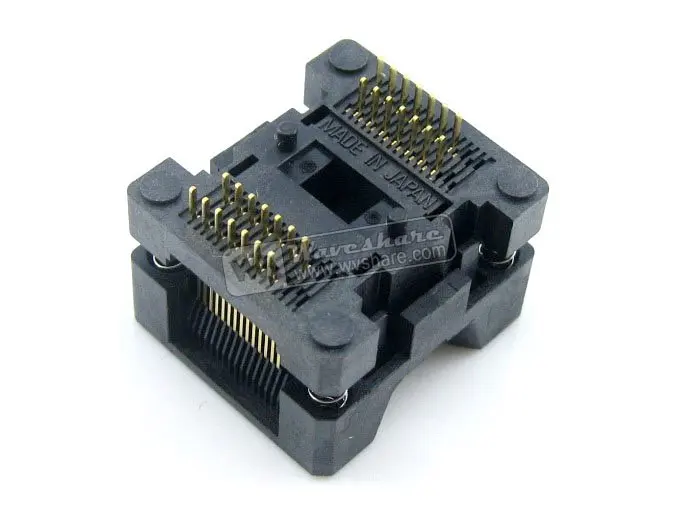OTS-28(34)-0.65-01 SSOP28 TSSOP28 Enplas IC Test Burn-in Socket Programming Adapter 0.65mm Pitch 5.3mm Width