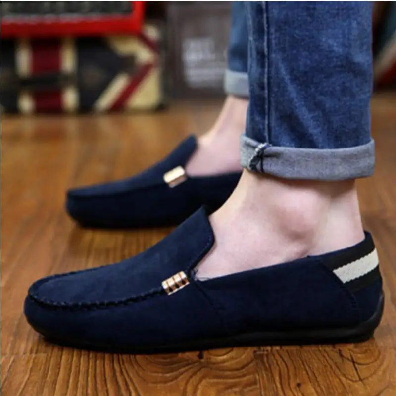 

2019 section spring breathable Korean bean shoes men's trend casual shoes a pedal shoes men zapatos hombre
