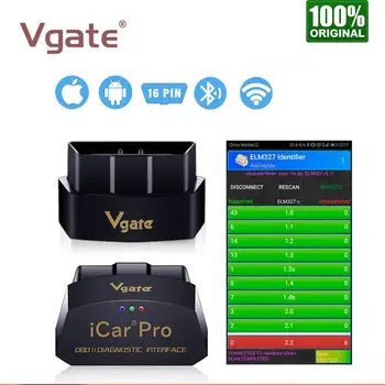 Автомобильный диагностический сканер Vgate iCar Pro, Wi-Fi, Bluetooth, сканер для Android/IOS Автомобильный диагностический сканер Vgate iCar Pro, Wi-Fi, Bluetooth, сканер для Android/IOS