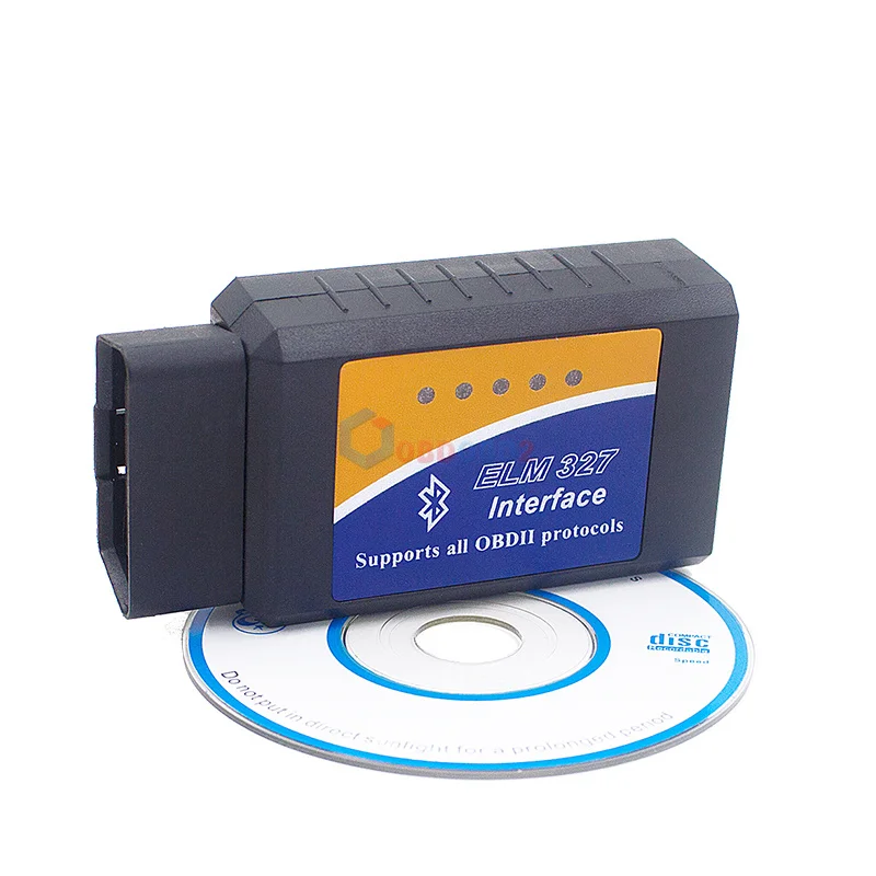 Новейший ELM327 Bluetooth V2.1 OBD сканер Мини ELM 327 OBDII OBD2 CAN-BUS диагностический сканер для Android Torque Windows - Цвет: Big Black V2.1