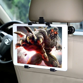 

Universal Mobile Phone Tablet PC Car Holder Stand Auto Seat Soport Headrest Bracket Support For Smart Pad iPad Mini Pro