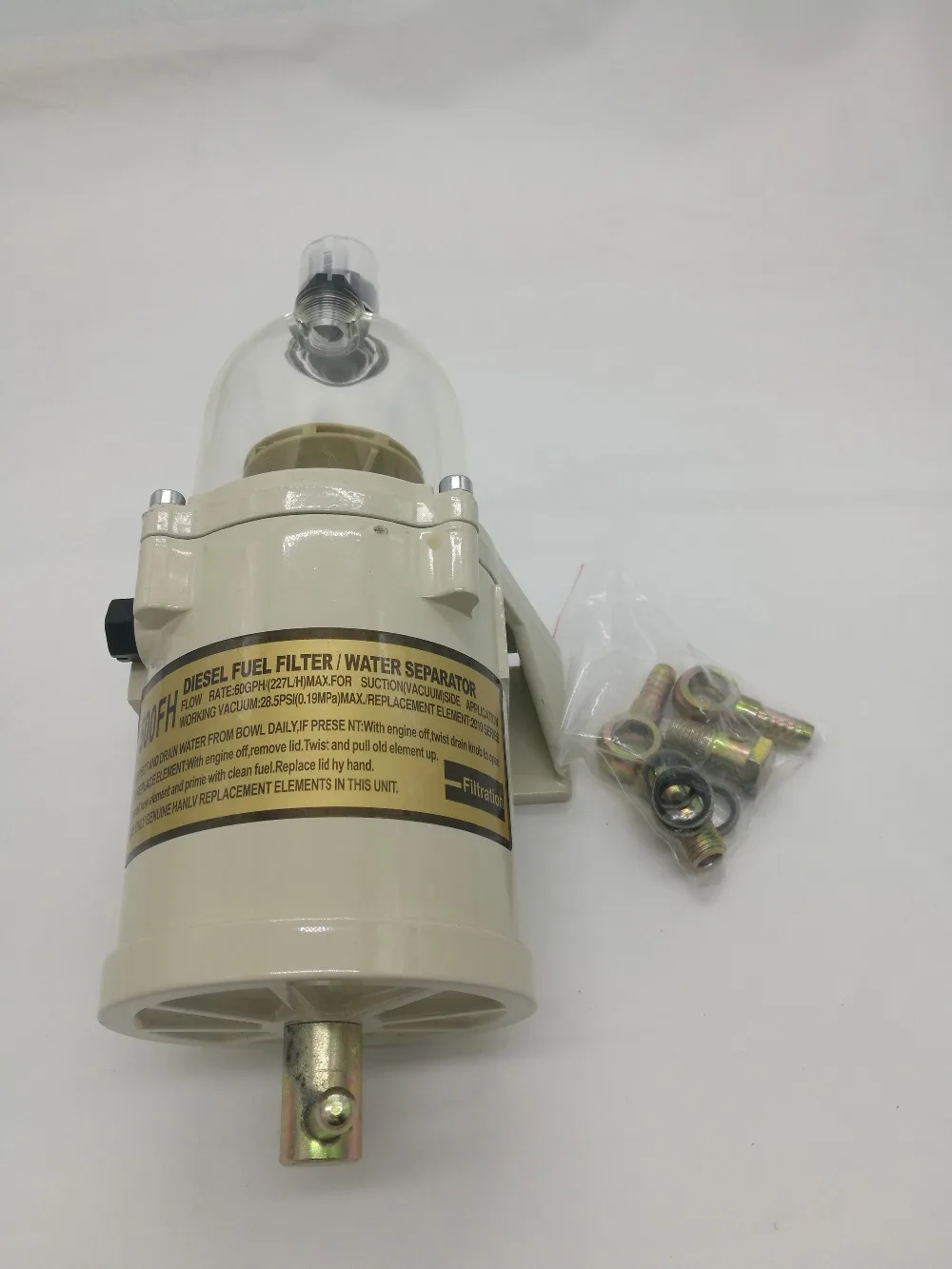 500FG ASSEMBLY FUEL WATER SEPARATOR RACOR FILTER TURBINE DIESEL ENGINE FILTER MARINE SET PARTS INCLUDE 2010PM