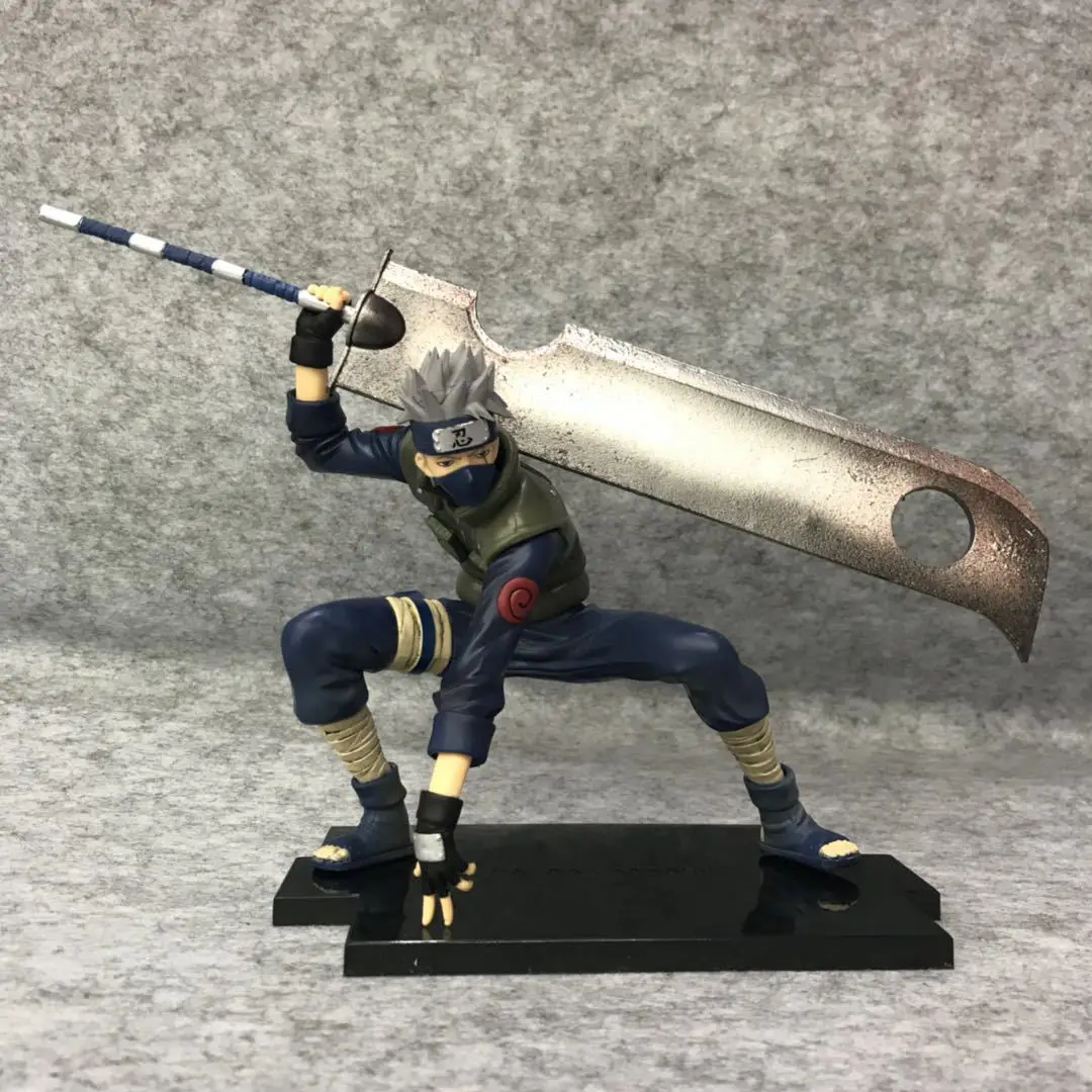 

Naruto GEM Series Figure Ninkai Taisen Hatake Kakashi Shinobi World War Ver. Momochi Zabuza Sword Action Figure Model Toy 15cm