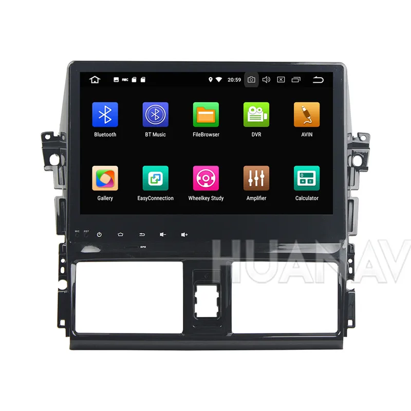 Excellent Android 8.0 No Car DVD player GPS Glonass Navigation For Toyota YARIS 2013-2015 Car multimedia stereo player 32GB CAR MAPS 3